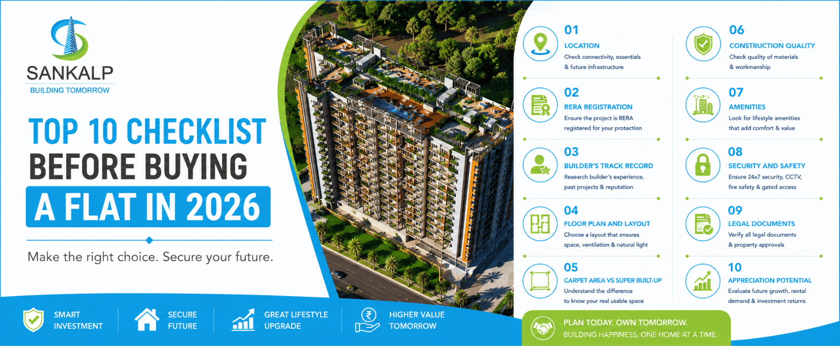 Top 10 Checklist Before Buying a Flat in 2026